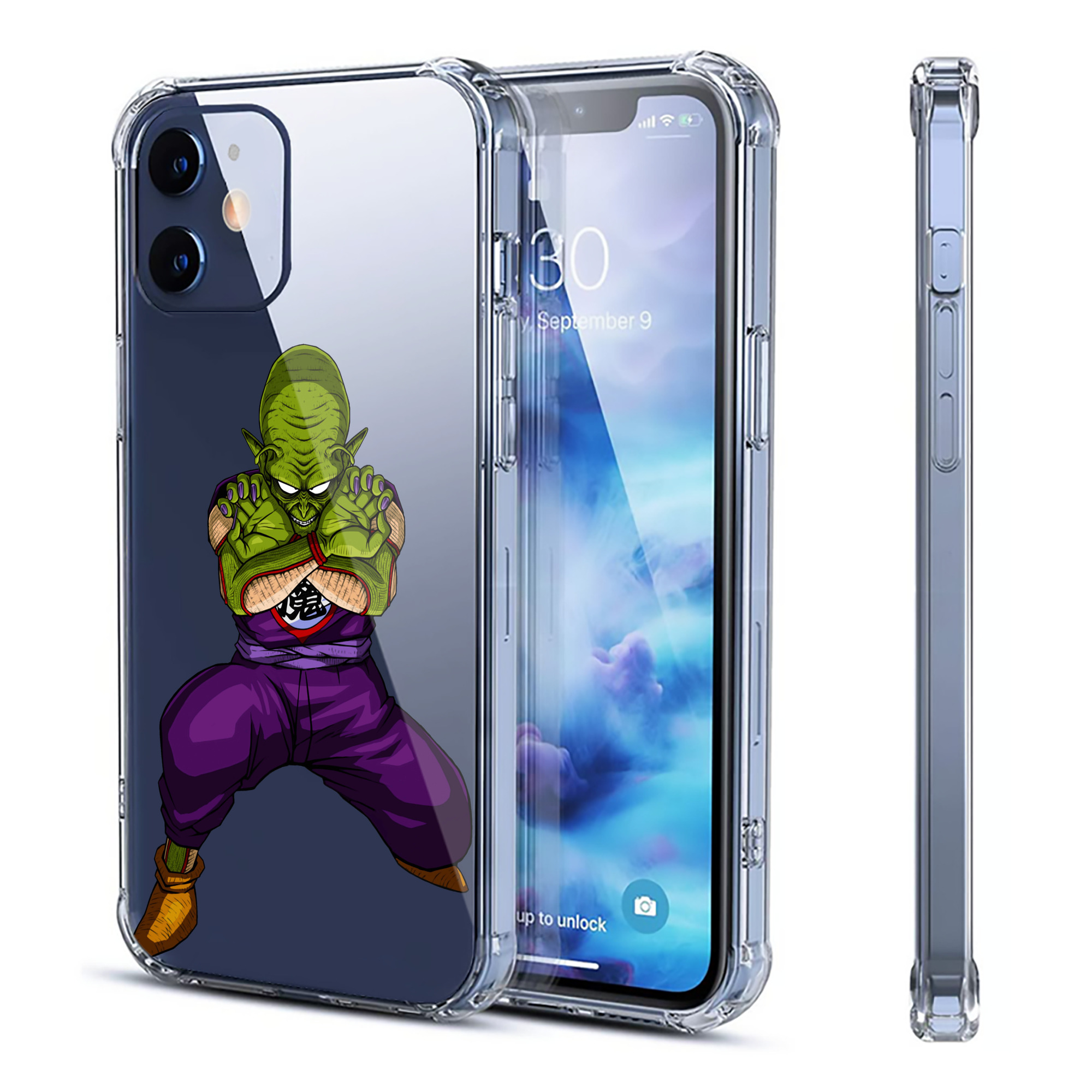 （画像用） ドラゴンボール DRAGON BALL 【iPhone 12シリーズ対応】透明スマホケース（クリアソフトケース）